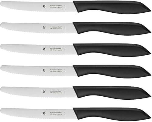 WMF Snack Knife Set, Black, 6-Piece