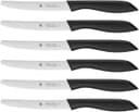 WMF Snack Knife Set, Black, 6-Piece - 1