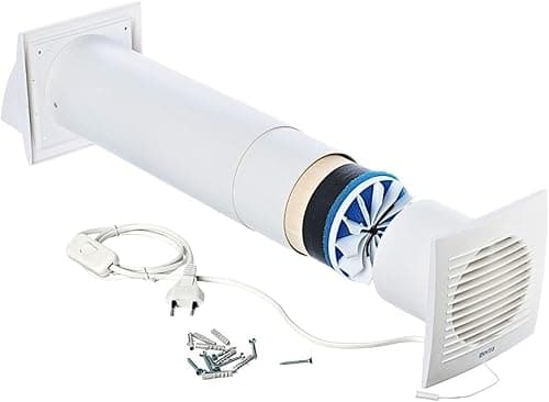 LIRAST 100mm VMC Double Flux Complet avec Câble et Cordon…