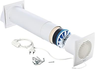 LIRAST 100mm VMC Double Flux Complet avec Câble et Cordon…