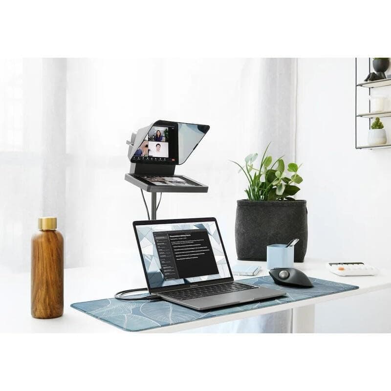 Elgato Prompter – Téléprompteur avec écran intégré pour YouTube, Twitch, Zoom, MS Teams et plus, prend en charge DSLR/Webcam/Smartphone, Affichage par glisser-déposer, compatible Mac/PC et Stream Deck - 2