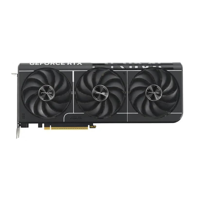 ASUS Prime GeForce RTX 5080 OC Edition Triple Fan Graphics Card, 16GB GDDR7, 1827 AI Tops, 5th Gen Tensor Cores, DLSS 4, PCIe 5.0, DP 2.1b x3, HDMI 2.1b, with GPU Holder - 4