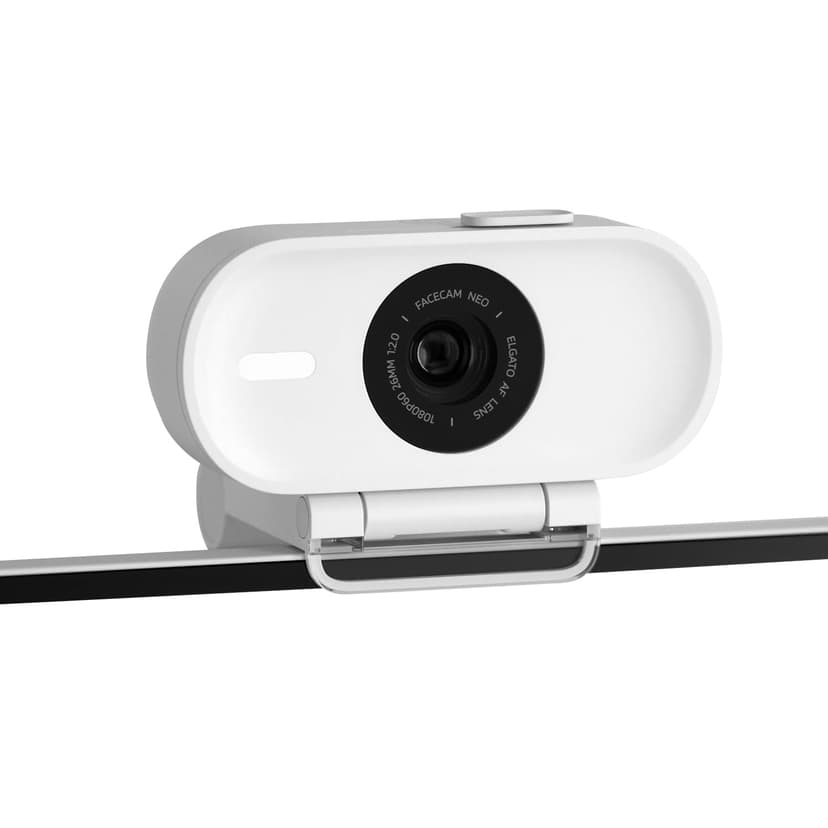 Elgato Facecam Neo – Full HD Webcam with Easy-Slide Privacy Shutter, Light Correction, For Video Calls, Streaming, Teams/Zoom/Slack/OBS/Twitch/Youtube, and more – USB-C/Plug & Play on PC/Laptop/Mac - 1