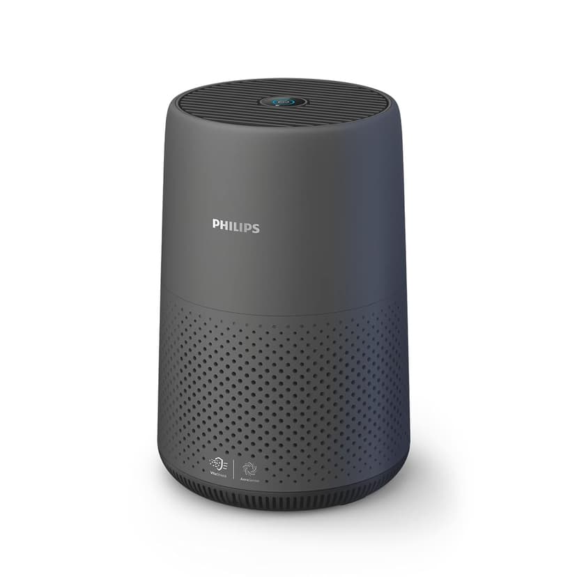 Philips 800i Series Compact Air Purifier, 49m2, HEPA and Activated Carbon Filter, Removes up to 99.9% of Viruses and Aerosols from the Air*, Black (AC0850/11) - 1