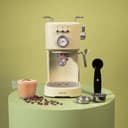 Cecotec Compact Espresso Machine Power Espresso 20 Retro Green. 1100 W, 20 bar, Adjustable steam pipe, Double outlet arm and 2 filters, 1.25 liters - 3