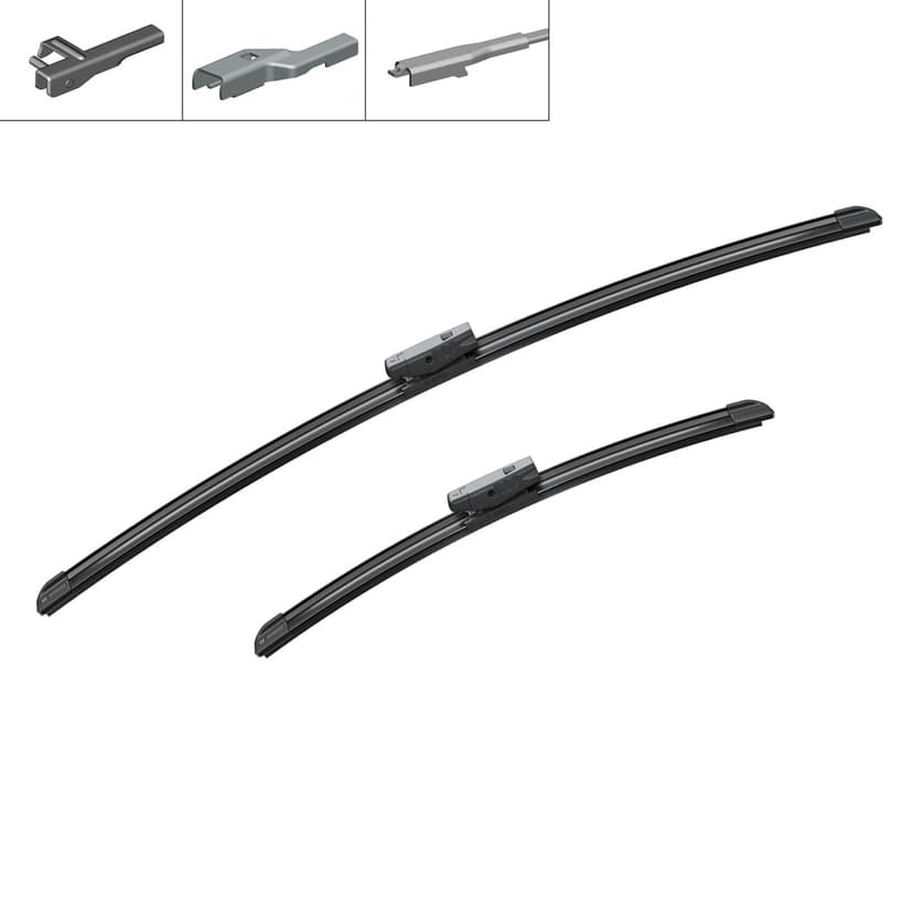 Bosch Balais d'Essuie–Glace Plats Aerotwin AM468S, Longueur: 650mm/400mm – 1 Paire de Balais avant - 2