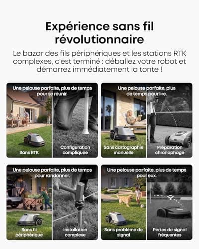 eufy E18 Robot Tondeuse sans Fil périphérique ni RTK et Boîte de Lames de Rechange eufy - 6