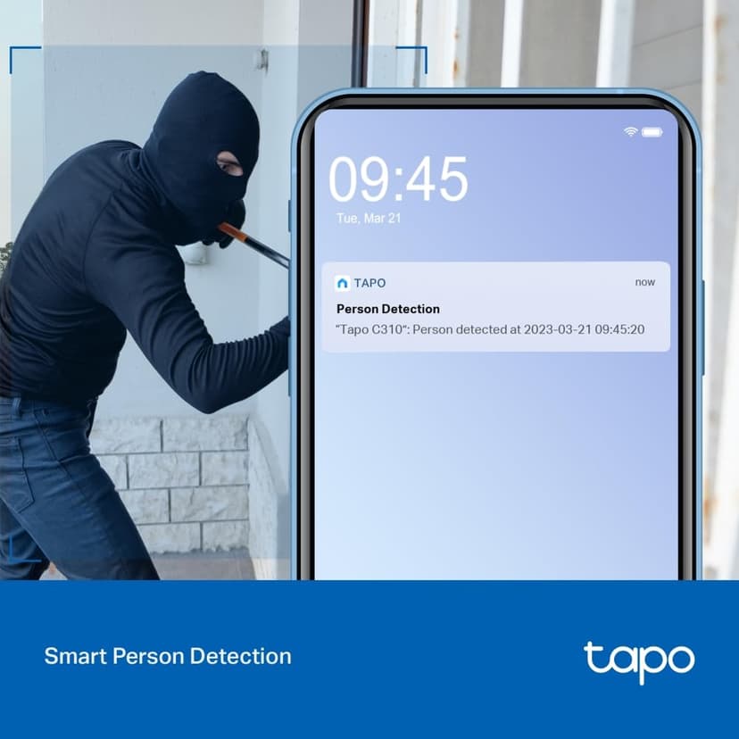 Tapo C310P2 – Indoor Outdoor WiFi Surveillance Camera, 3MP Resolution, IP66 with Night Vision, Motion Detection and Instant Alarm, Control with iOS, Android, Compatible with Alexa - 5