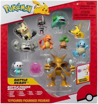 PKW Figurine de Combat MP 10Pk 5,1 cm : Pikachu #4, Squir…
