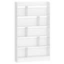 Hzuaneri Bookcase Bookcase with 6 Compartments Storage Shelf Standing Shelf for Living Room Office Bedroom 24 x 100 x 170 cm White BC64403X - 8