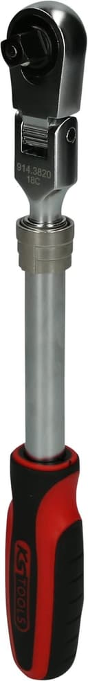 KS Tools SlimPower 914.3820 Telescopic Joint Reversible Ratchet 3/8 Inch 72 Teeth - 5