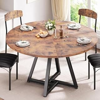 Jocoevol Round Kitchen Dining Table for 2-4 People, Circl…
