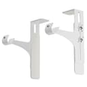 Curtain Rod Holder without Drilling, Bracket for Roller Shutter Box, Curtain Rod Holder, No Drilling, Bracket for Roller Shutter Box, White - 8