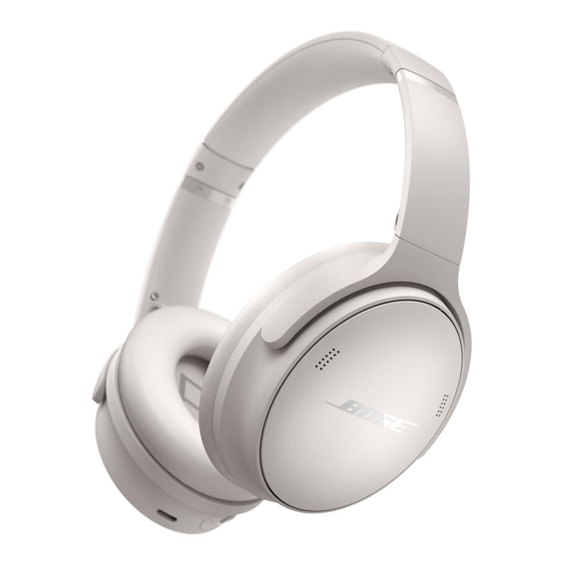 Bose QuietComfort Wireless Noise Cancelling Headphones, Bluetooth Over Ear Headphones with Up To 24 Hours of Battery Life, White Smoke - 1