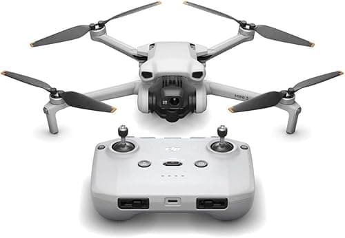 DJI Mini 3 – Lightweight 3x Mechanical Gimbal Mini Camera Drone with 4K HDR Video, 38-min Flight Time, up to 32800ft (10km) Video Transmission, True Vertical Shooting, GPS Auto Return Integrated
