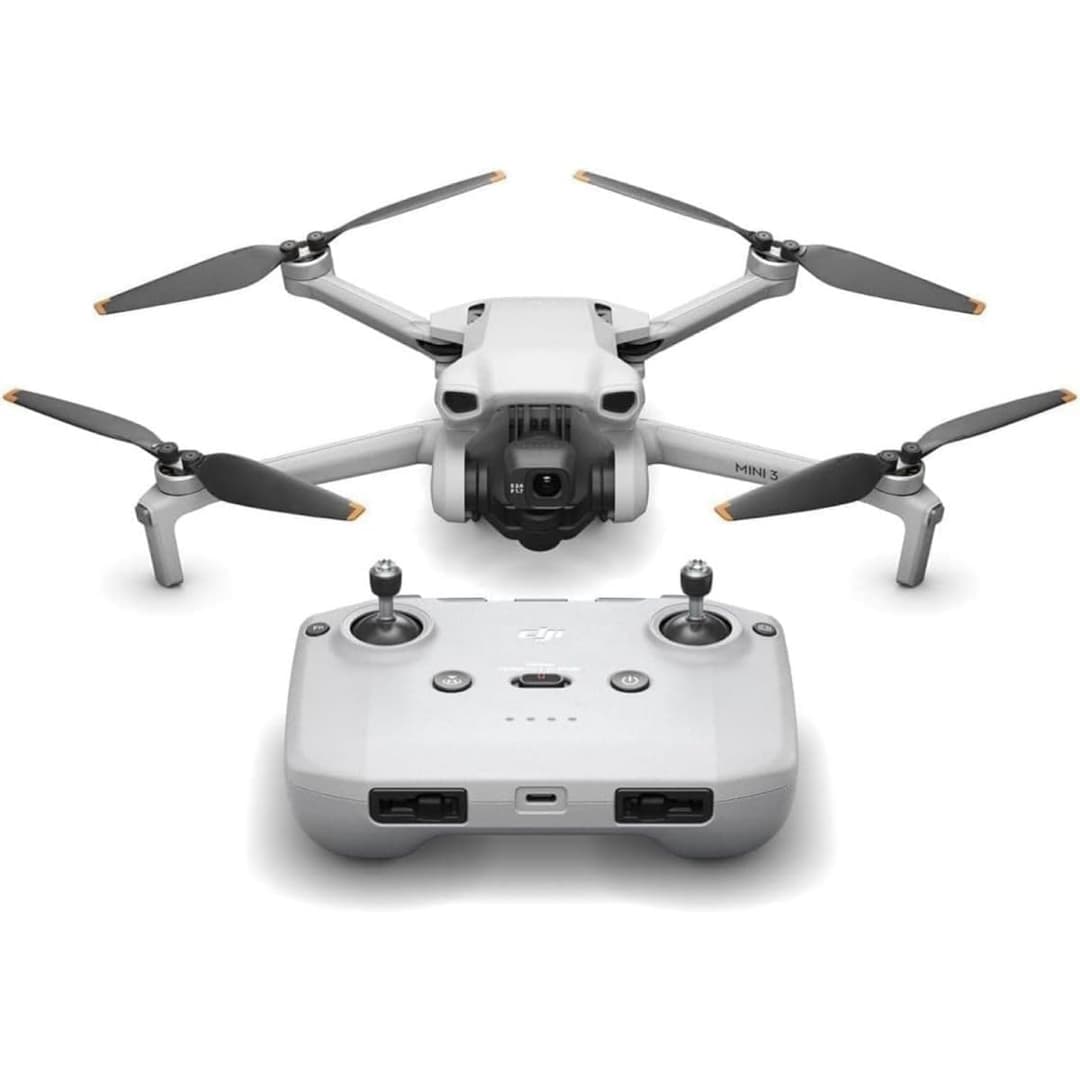 DJI Mini 3 – Lightweight 3x Mechanical Gimbal Mini Camera Drone with 4K HDR Video, 38-min Flight Time, up to 32800ft (10km) Video Transmission, True Vertical Shooting, GPS Auto Return Integrated