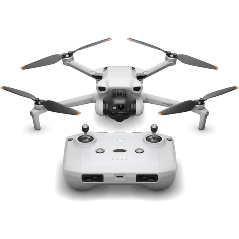 DJI Mini 3 – Lightweight 3x Mechanical Gimbal Mini Camera Drone with 4K HDR Video, 38-min Flight Time, up to 32800ft (10km) Video Transmission, True Vertical Shooting, GPS Auto Return Integrated - 1