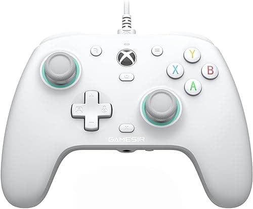 GameSir G7 SE Manette Filaire pour Xbox Series X|S, Xbox One & Windows 10/11, Manette de Jeu Plug and Play avec Joysticks à Effet Hall, Prise Audio 3,5 mm (Blanc)