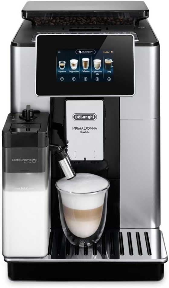 DeLonghi PrimaDonna ECAM610.55.SB machine à café Entièrement automatique Machine à expresso 2,2 L