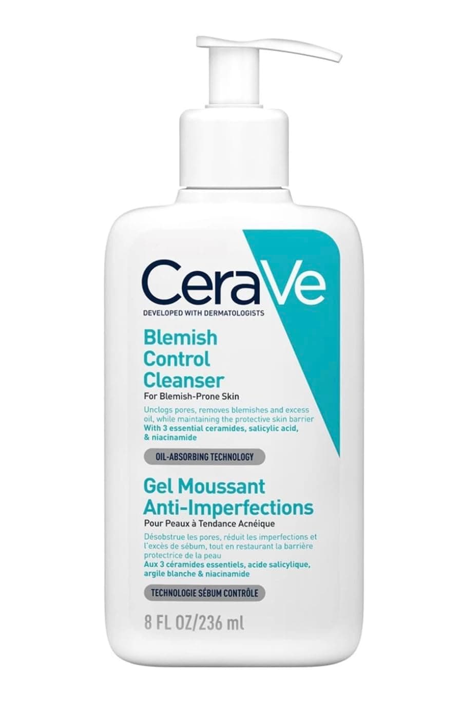 CeraVe Gel Moussant Anti-Imperfections, Peaux Grasses à T…