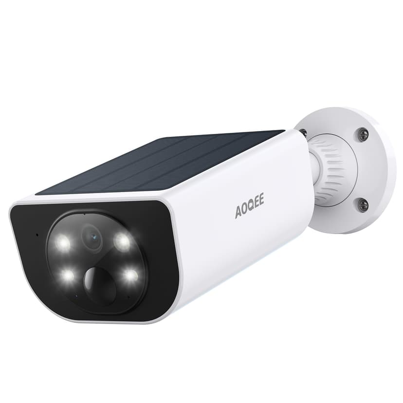 AOQEE Security Camera Outdoor Wireless Solar - 2K CCTV Ca… - 1