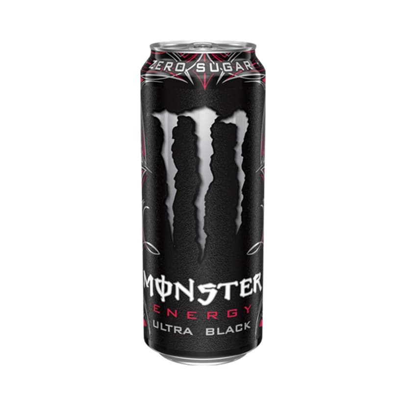 Monster Energy Ultra Black® Boisson énergisante gazéifiée | L-Carnitine + Zéro Sucre + Taurine, 500 ml/500 ml, Lot de 12 - 2