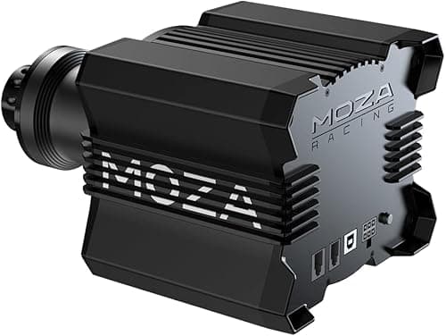 MOZA RACING R9 Direct Drive Racing Wheel, PC Compatible, USB, Black