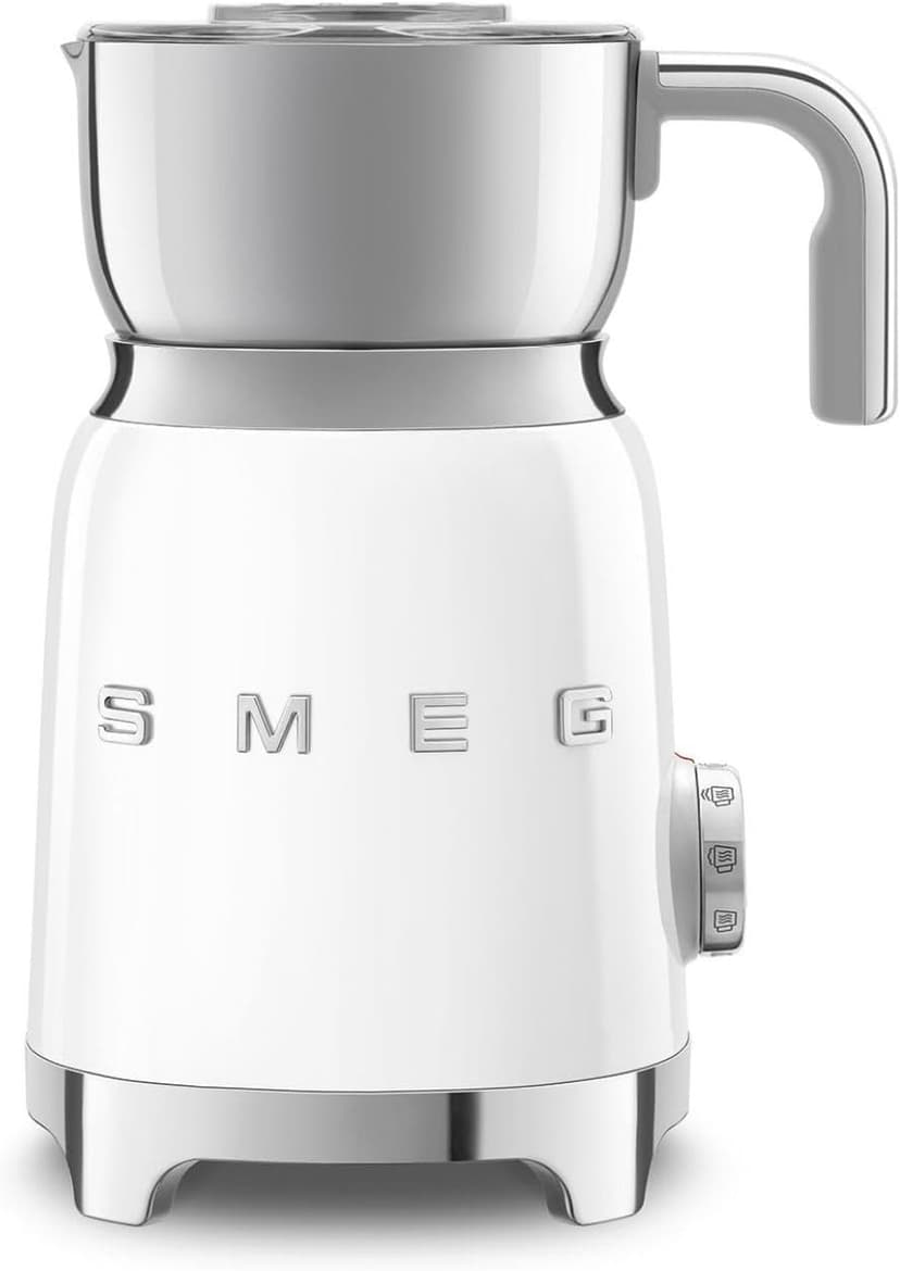 Smeg Milk Frother, MFF11WHEU, 250 ml, White, Modern, Plastic, 6 Preset Programs - 1