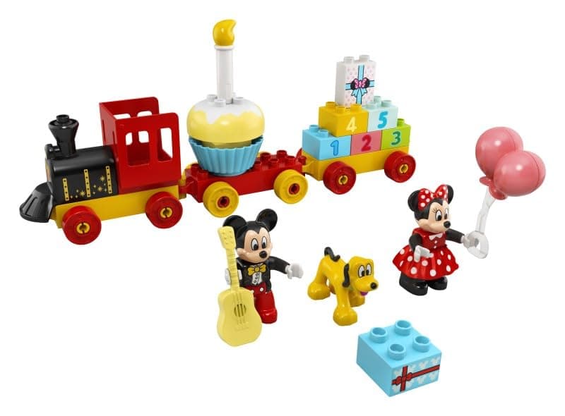 LEGO DUPLO | Disney Il Treno del Compleanno di Topolino e Minnie - Giocattolo per Bambine e Bambini da 2 Anni in su - Giochi Educativi con Mattoncini Numerati e 3 Personaggi - Idea Regalo - 10941 - 4