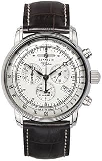 Zeppelin Men's Analogue Quartz Watch with Leather Strap –…
