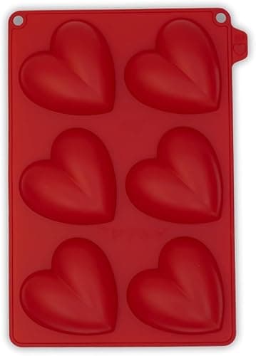 CÉCOA • Moule Silicone Coeurs 3D • 100% Alimentaire • San…