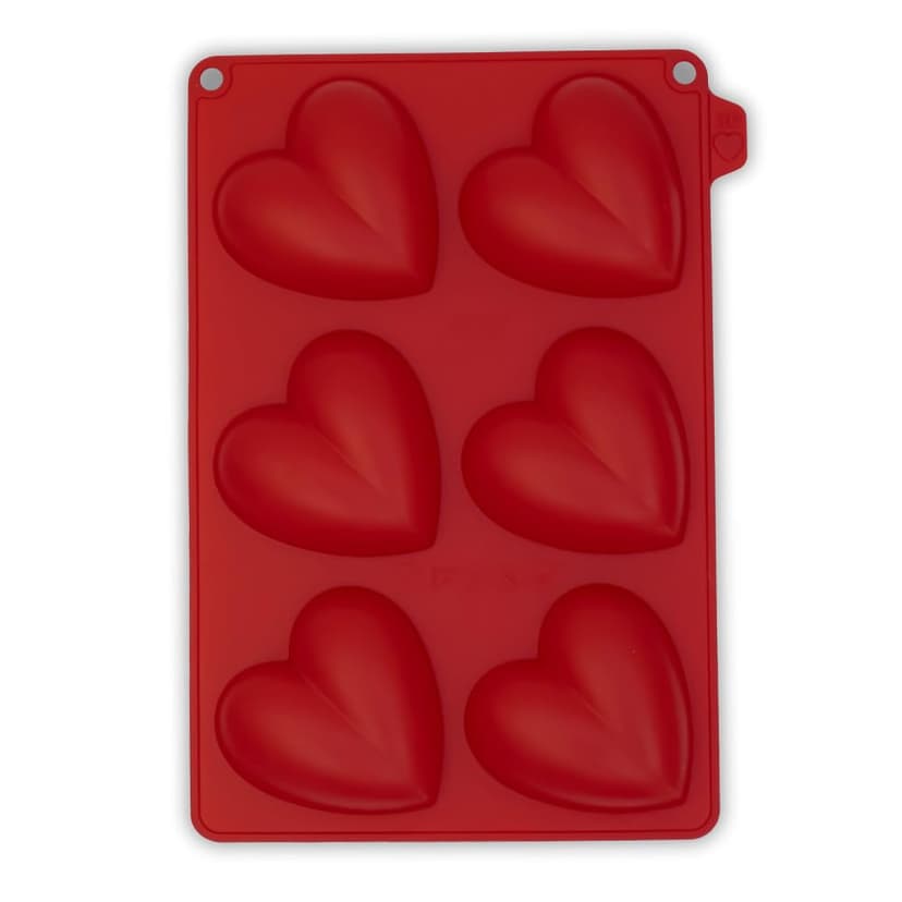 CÉCOA • Moule Silicone Coeurs 3D • 100% Alimentaire • San… - 1