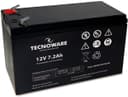 Tecnoware Power Systems - 12V Charge 7.2 Ah Lead-Acid Sealed Battery, for UPS, Video Surveillance and Alarm Systems, 2.5 Inch Faston Connection, Long Lasting, No Maintenance, Bianco, Size 7.2 Ah - 4