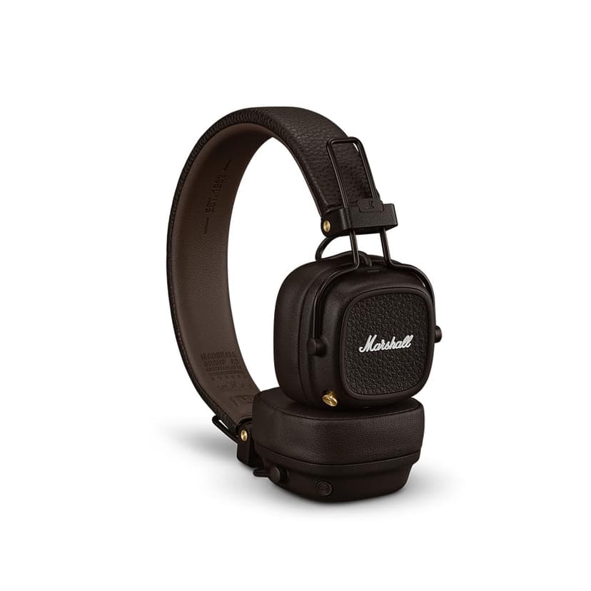 Marshall Casque Bluetooth Supra-auriculaire Major V, écouteurs sans Fil, Pliables, autonomie sans Fil de Plus de 100 Heures, Marron - 2