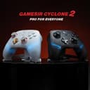 GameSir Cyclone 2 PC Controller Mag-Res TMR Sticks 1000Hz Report Rate Hall & Micro 2-in-1 Triggers RGB Lighting with Charging Dock for PC/Switch/iOS/Android （Noir） - 2