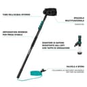 VONROC Window Cleaner with Telescopic Rod 4.6 m - Car Wash Brush with Handle, Professional Window Wiper with Washing Brush for Windows, Solar System - Includes Brush, Hose, Soap Dispenser - 4
