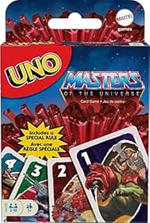 Mattel Games UNO Masters of the Universe - MOTU-Themed Family Card Game - 112 Cards - Dynamic Graphics - Unique Power of Greyskull Card Included - Gift for Kids 7+ - 1