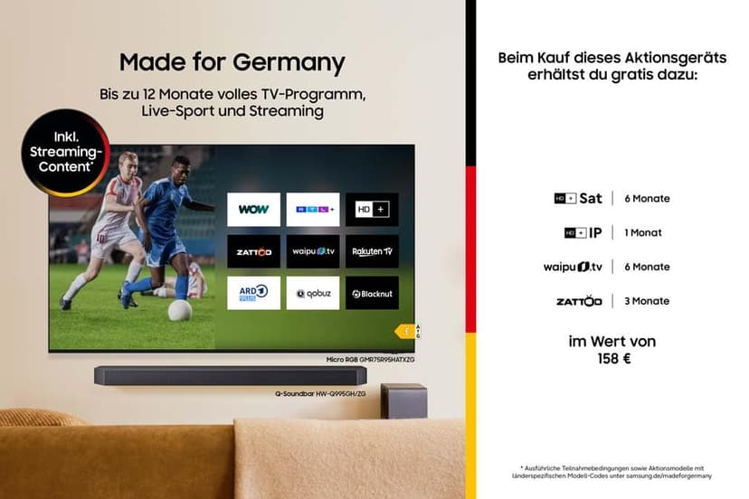 Samsung Crystal UHD 4K U7099F Téléviseur LED 43" (108 cm), processeur Crystal 4K, design MetalStream, SmartThings, Knox Security, Gaming Hub, AI Upscaling, Contenu gratuit, Smart AI TV - 2