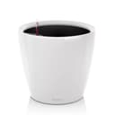 Lechuza Self Watering Plant Pot CLASSICO 35 LS Garden Flower Indoor and Outdoor Plastic Planter with Drainage Hole D35 H33 cm White High-Gloss - 1