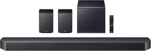 SAMSUNG Sound Bar HW-Q990F/ZF 2025 - Dolby Atmos Wireless, Q-Symphony,11.1.4 Channels, SpaceFit Sound Pro and Compatible with Voice Assistants