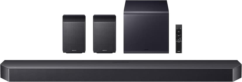 SAMSUNG Sound Bar HW-Q990F/ZF 2025 - Dolby Atmos Wireless, Q-Symphony,11.1.4 Channels, SpaceFit Sound Pro and Compatible with Voice Assistants - 1