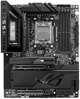 ASUS ROG Crosshair X870E Dark Hero Gaming Carte mère AMD AM5 (ATX, DDR5, Advanced AI PC, 10 Go Ethernet, WiFi 7, 2 x PCIe 5.0 M.2, 2 x USB4, 2 x USB 20 Gbps) - 1