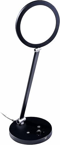 daylight The Company – Lampe TriSun, lampe de luminothérapie et de travail (2 en 1), IRC 95+, lumens : 800, 6 000 kelvins, 3 niveaux de luminosité, 10 000 lux