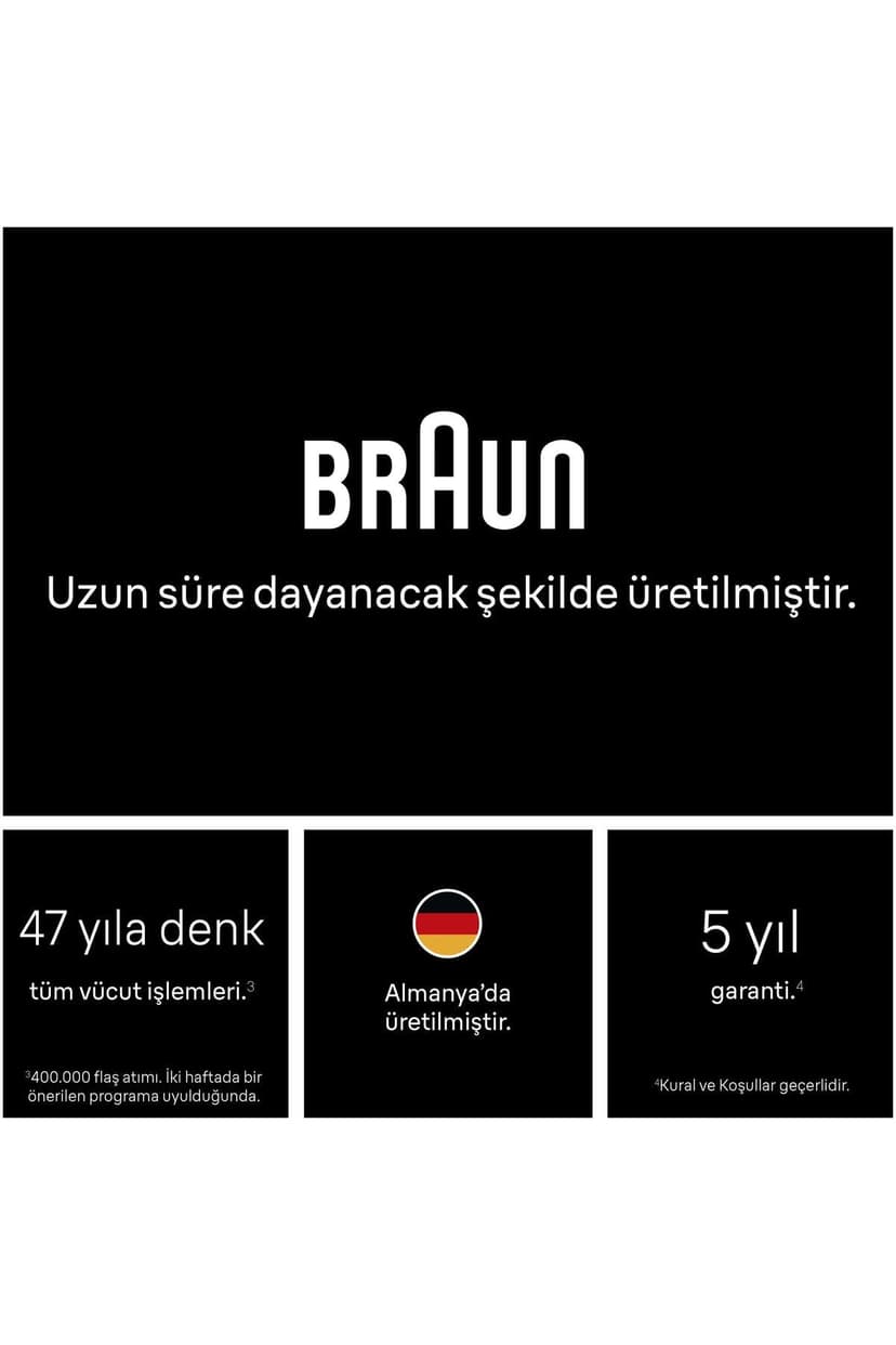 Braun Lumiere Pulsee Smart Silk·Expert Pro 5 Home Laser Alternative, Semi-Definitive Hair Reduction, with Pouch, Gillette Venus Women's Shaver, 3 Heads, PL5311 - 6