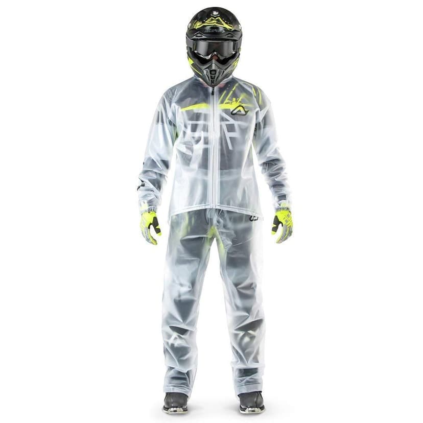 Acerbis Unisex Pantalone Rain Trasparente 3.0 Traspar/Neutro rain Pants (Pack of 1) - 2