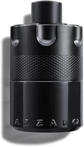 AZZARO The Most Wanted - Eau De Parfum Intense Homme - Fougère Ambré Boisé - Cardamome, Caramel Fondant & Bois Ambré - Tenue Longue Durée - Spray Vaporisateur