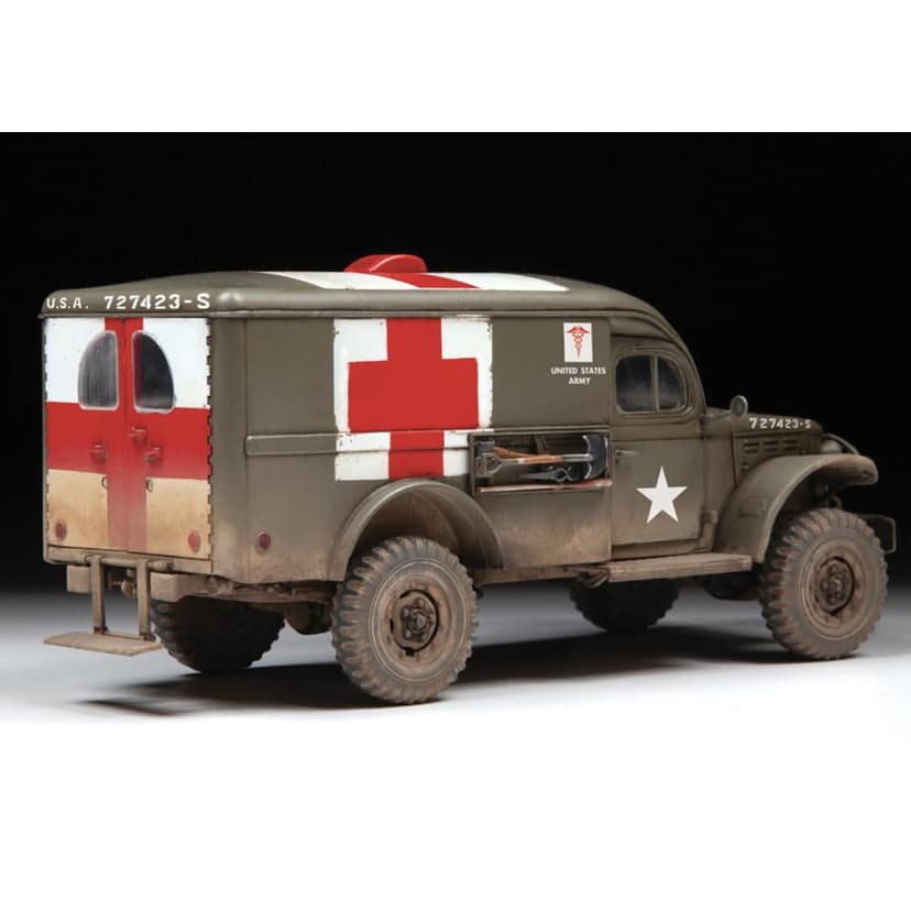 Zvezda - 1/35 WC-54 Ambulance - Plastic Model Making - Scale: 1:35 - 3