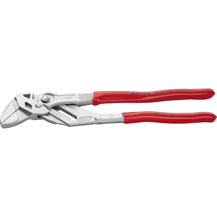 KNIPEX Pliers Wrench, Chrome-Plated, 300 mm, Grips Continuously up to 68 mm, Fine Adjustment by Button Push, Adjustable Wrench, 86 03 300 - 2