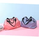 Vllcsla Sac de Sport Femme Petit, Poche Humide, 45x27x20 cm, Imperméable Sac à Bandoulière de Sport/Voyage, Sacs de Week-End à Main, Sacs de Voyage Femme Piscine, Léger, Doux (Rose foncé) - 7