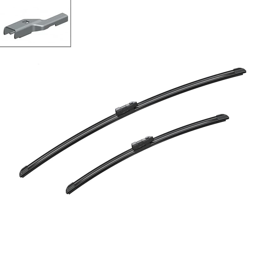 Bosch Wiper Blade Aerotwin A295S, Length: 600mm/400mm – Set of Front Wiper Blades - Only for Left-Hand Drive (EU), hinten - 2
